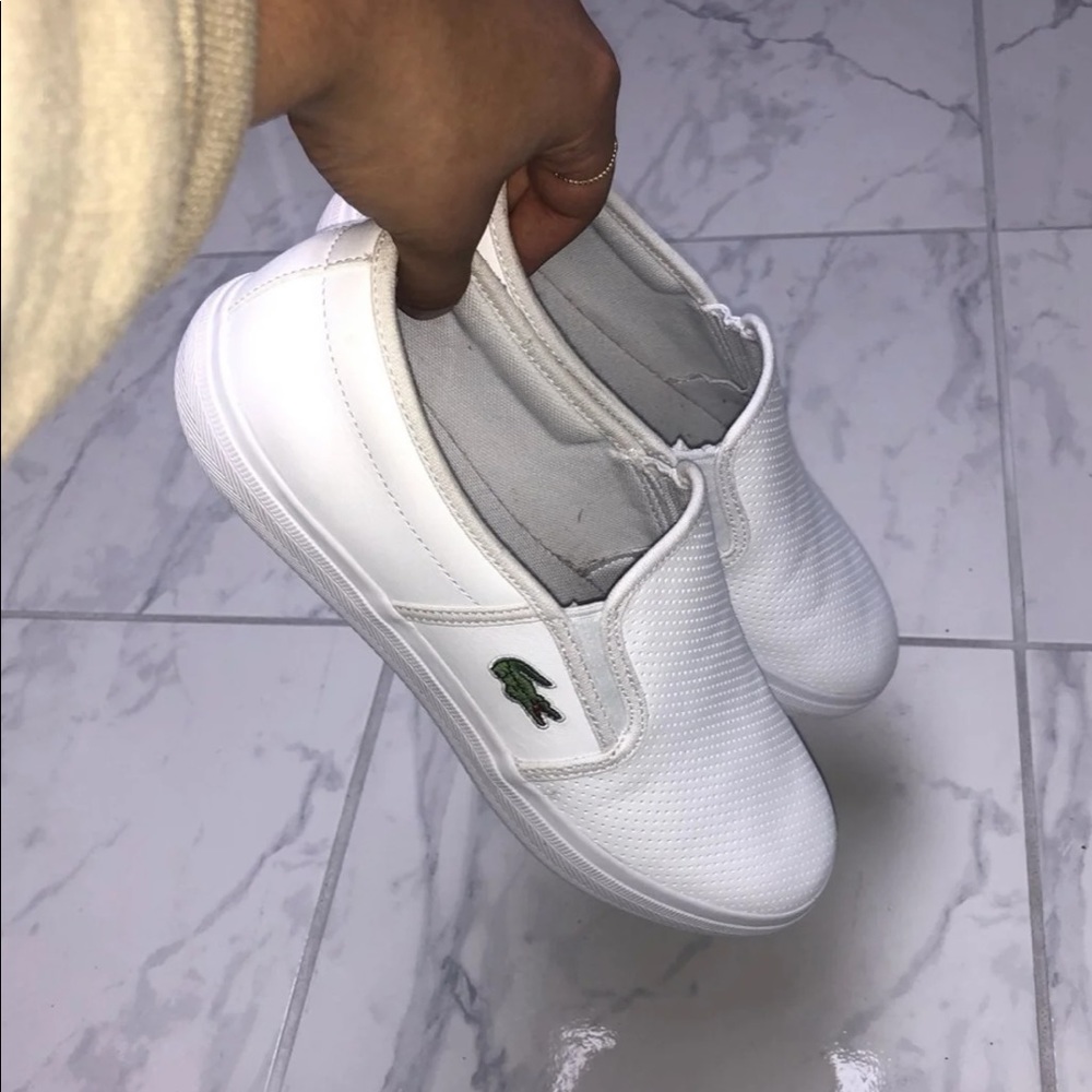 Lacoste slip ons MENS AND WOMENS